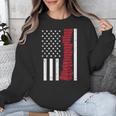 America Flag Read Book Reading Librarian Men Women Kids Unisex Sweatshirt