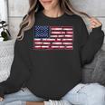 America US Flag Books Library Reading For Book Lover Reader Unisex Sweatshirt