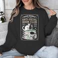 Anti-Social Book-Club Cat Graphic Unisex Sweatshirt