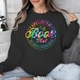 Anti Social Book Club Go Away I'm Reading Book Tie Dye Unisex Sweatshirt