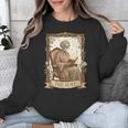 The Aunt Tarot Card Women Skeleton Aunty Book Lover Unisex Sweatshirt The Aunt Tarot Card Women Skeleton Aunty Book Lover Unisex Sweatshirt