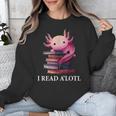 Axolotl Book Lover Librarian Reading Library Readers Unisex Sweatshirt