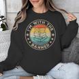 Im With The Banned Book Readers Retro Librarians Teachers Unisex Sweatshirt Im With The Banned Book Readers Retro Librarians Teachers Unisex Sweatshirt