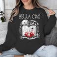 Bella Ciao Goodbye Beautiful Skull Book Of Dark Magic Occult Unisex Sweatshirt Bella Ciao Goodbye Beautiful Skull Book Of Dark Magic Occult Unisex Sweatshirt