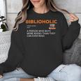 Biblioholic Definition Reading Nerd Book Lovers Geek Unisex Sweatshirt Biblioholic Definition Reading Nerd Book Lovers Geek Unisex Sweatshirt
