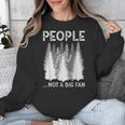 Bigfoot People Not a Big Fan Sasquatch Introvert Unisex Sweatshirt Bigfoot People Not a Big Fan Sasquatch Introvert Unisex Sweatshirt