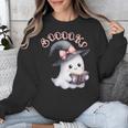 Boo Ghost Books Coquette Bow Halloween Women School Teacher Unisex Sweatshirt Boo Ghost Books Coquette Bow Halloween Women School Teacher Unisex Sweatshirt