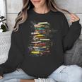 Book Abstract Art Drawing Painting Graphic Book Unisex Sweatshirt