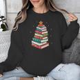 Book Christmas Tree Book Lover Teacher Librarian Men Women Unisex Sweatshirt Book Christmas Tree Book Lover Teacher Librarian Men Women Unisex Sweatshirt