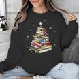 Book Christmas Tree Teacher Book Lover Crew Neck Modern Classic Christmas Small Short Sleeve -Adults -Kids Unisex Sweatshirt Book Christmas Tree Teacher Book Lover Crew Neck Modern Classic Christmas Small Short Sleeve -Adults -Kids Unisex Sweatshirt