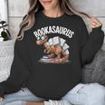Book Dinosaur T-Rex Bookworm Dino Book Reading Unisex Sweatshirt
