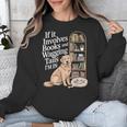 Book And Dog Lover Bookworm Reader Book Lover Unisex Sweatshirt