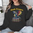 Book Dragon Mark Minson's Books Unisex Sweatshirt Book Dragon Mark Minson's Books Unisex Sweatshirt