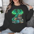 Book Dragon Reading Fantasy Unisex Sweatshirt