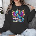 Book Dragon Reading Unisex Sweatshirt