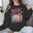 Book Girl Summer Beach Vacation Book Lover Unisex Sweatshirt