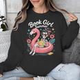 Book Girl Summer Skeleton Reading Books Lovers Beach Unisex Sweatshirt Book Girl Summer Skeleton Reading Books Lovers Beach Unisex Sweatshirt