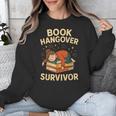 Book Hangover Survivor Reading Humor Librarian Bibliophiles Unisex Sweatshirt Book Hangover Survivor Reading Humor Librarian Bibliophiles Unisex Sweatshirt