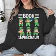 Book Leprechaun St Patrick's Day Library Librarian Reading Unisex Sweatshirt Book Leprechaun St Patrick's Day Library Librarian Reading Unisex Sweatshirt
