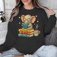Book Lover Elephant Reading Books Library Read Books Be Kind Unisex Sweatshirt