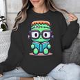 Book Lover Frankenstein's Monster With Reading Glasses Unisex Sweatshirt Book Lover Frankenstein's Monster With Reading Glasses Unisex Sweatshirt