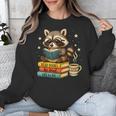 Book Lover Racoon Reading Bookish Library Read Books Be Kind Unisex Sweatshirt Book Lover Racoon Reading Bookish Library Read Books Be Kind Unisex Sweatshirt