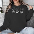 Book Lovers Dog And Coffee And Dogs Coffee And Books Unisex Sweatshirt