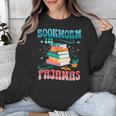 Book Reader Librarian Bookworm In Pajamas Book And Pajama Unisex Sweatshirt