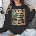 Book Reader Vintage Bookworm Retro Book Lover Unisex Sweatshirt