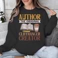Book Writer Cliffhanger Creator Author Book Writing Novelist Unisex Sweatshirt Book Writer Cliffhanger Creator Author Book Writing Novelist Unisex Sweatshirt