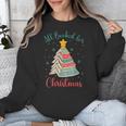 All Booked For Christmas Tree Book Bookish Christmas Unisex Sweatshirt All Booked For Christmas Tree Book Bookish Christmas Unisex Sweatshirt
