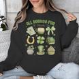 ALL Booked For St Patricks Day Bookish Leprechaun Bookworm Unisex Sweatshirt ALL Booked For St Patricks Day Bookish Leprechaun Bookworm Unisex Sweatshirt