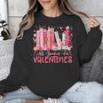 All Booked For Valentine Book Reading Women Girl Teacher Unisex Sweatshirt