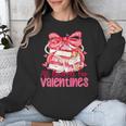 All Booked For Valentines Day Book Lovers Teacher Kids Unisex Sweatshirt