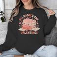 All Booked For Valentine’s Day Readers Teachers Bookworms Unisex Sweatshirt