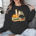 Bookish Cat Lover Cute Reading Squad Books & Kittens Love Unisex Sweatshirt Bookish Cat Lover Cute Reading Squad Books & Kittens Love Unisex Sweatshirt