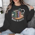 Books And Coffee Book Lover Bookish Green Book Theme Reading Unisex Sweatshirt Books And Coffee Book Lover Bookish Green Book Theme Reading Unisex Sweatshirt
