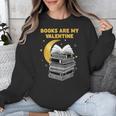 Books Are My Valentine Cute Book Lover Valentine's Day Unisex Sweatshirt Books Are My Valentine Cute Book Lover Valentine's Day Unisex Sweatshirt