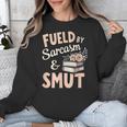 Bookworm Fueled By Sarcasm And Smut Book Reading Unisex Sweatshirt Bookworm Fueled By Sarcasm And Smut Book Reading Unisex Sweatshirt