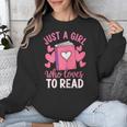 Bookworm Just A Girl Who Loves To Read Unisex Sweatshirt Bookworm Just A Girl Who Loves To Read Unisex Sweatshirt