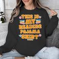 Bookworm This Is My Reading Pajama Book And Pajama Unisex Sweatshirt Bookworm This Is My Reading Pajama Book And Pajama Unisex Sweatshirt