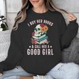 I Buy Her Books Call Her A Good Girl Book Lover Skull Unisex Sweatshirt I Buy Her Books Call Her A Good Girl Book Lover Skull Unisex Sweatshirt