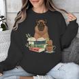 Capybara Glasses Reading Books Capybara Nerd Bookworm Unisex Sweatshirt Capybara Glasses Reading Books Capybara Nerd Bookworm Unisex Sweatshirt