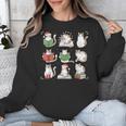 Cat Reading Book Funny Christmas Cat Book Lover Librarian Men Women Kids Unisex Sweatshirt Cat Reading Book Funny Christmas Cat Book Lover Librarian Men Women Kids Unisex Sweatshirt