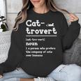 Cat-Trovert Definition Cat Introvert Pet Lover Unisex Sweatshirt Cat-Trovert Definition Cat Introvert Pet Lover Unisex Sweatshirt