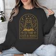 Cats And Books Because People Are Overrated Unisex Sweatshirt