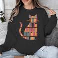 Cats Reading Books Librarian Library Readers Unisex Sweatshirt Cats Reading Books Librarian Library Readers Unisex Sweatshirt