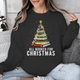 Christmas Book Tree All Booked For Xmas Unisex Sweatshirt Christmas Book Tree All Booked For Xmas Unisex Sweatshirt