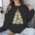 Christmas Book Tree Teacher Book Lover Xmas Librarian Unisex Sweatshirt Christmas Book Tree Teacher Book Lover Xmas Librarian Unisex Sweatshirt