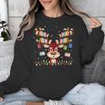 Christmas Librarian Reindeer Matching Book Lover Unisex Sweatshirt Christmas Librarian Reindeer Matching Book Lover Unisex Sweatshirt